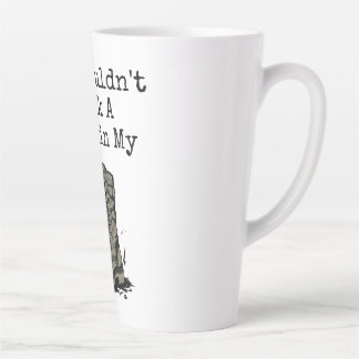 Tasse Latte "Un mile dans mes bottes"