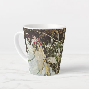Tasse Latte Un moulin à vent à Zaandam Claude Monet