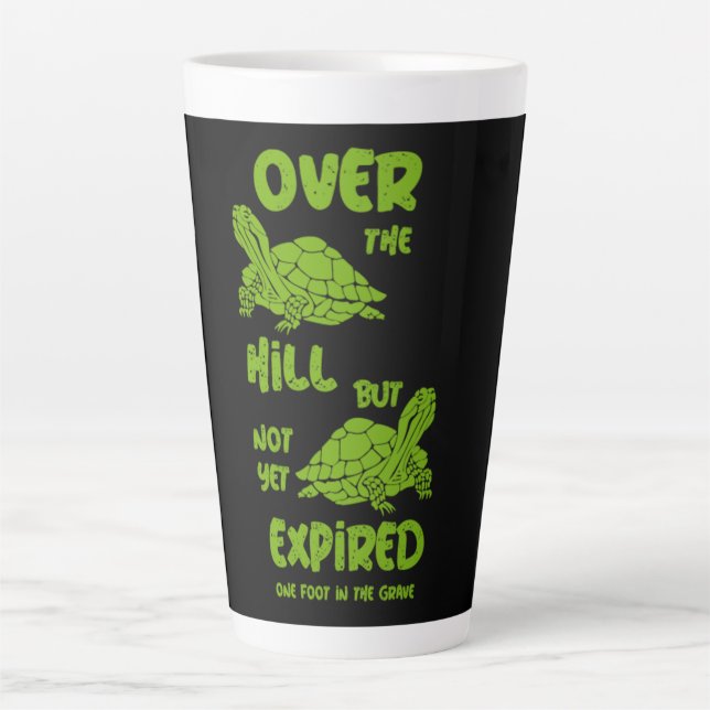 Tasse Latte Un Pied Dans La Grave (Devant)