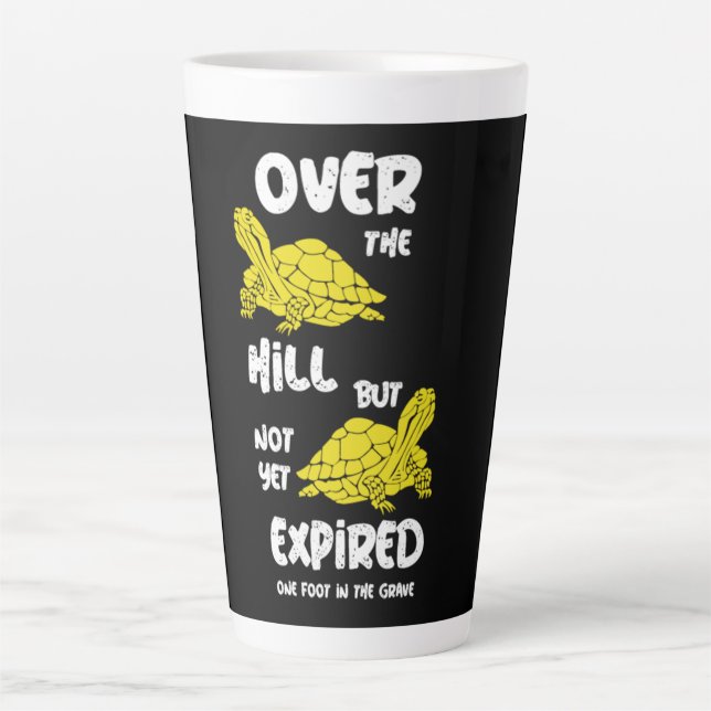 Tasse Latte Un Pied Dans La Grave (Devant)