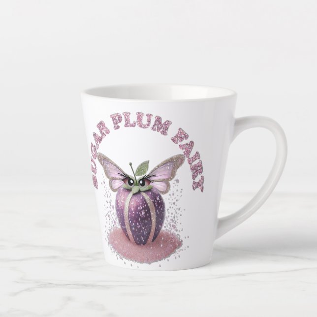 Tasse Latte Une Fée de la Prune à Sucre (Droite)