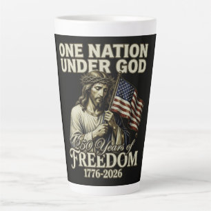 Tasse Latte Une nation sous Dieu 250 ans de bénédictions