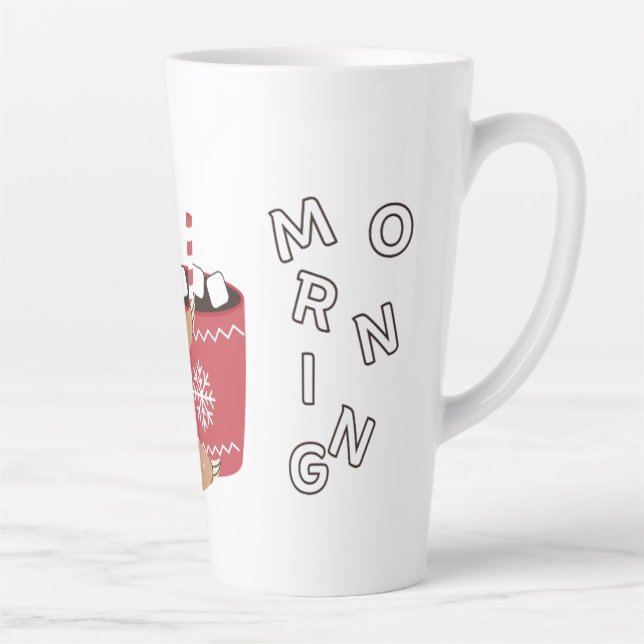 Tasse Latte une paresse (Droite)