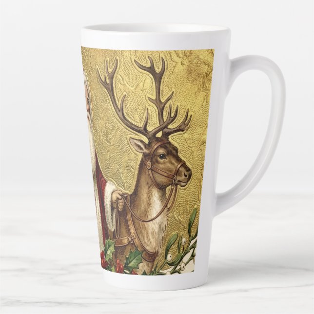 Tasse Latte Une période de Noël heureuse (Droite)
