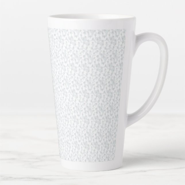 Tasse Latte Une surface entièrement blanche et sans fonctionna (Droite)