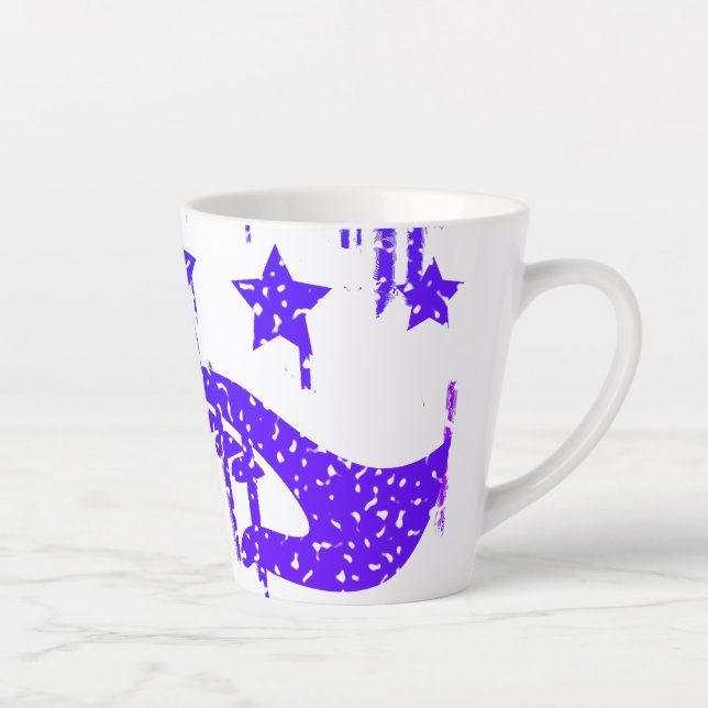 Tasse Latte Unité dans la diversité - Une vision collaborative (Droite)