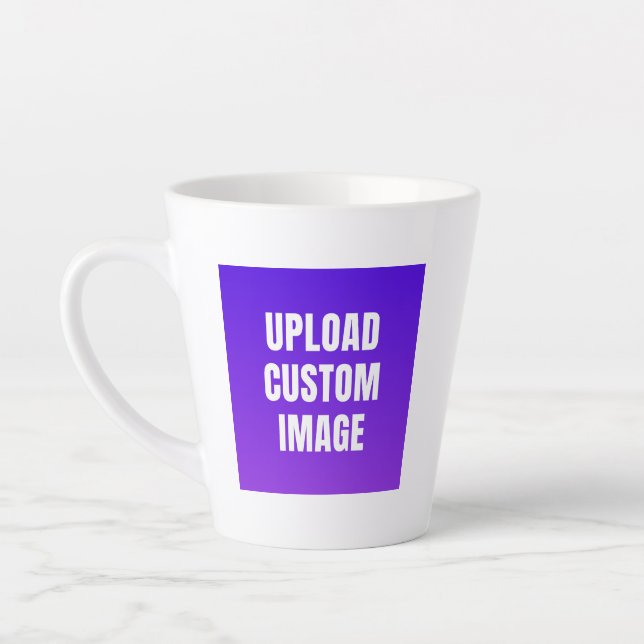 Tasse Latte Upload 2 Custom Image - Add Your Own To Print On A (Gauche)
