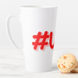 Tasse Latte "#USA" Joli design. Commandez dès maintenant