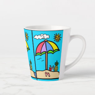 Tasse Latte vacances