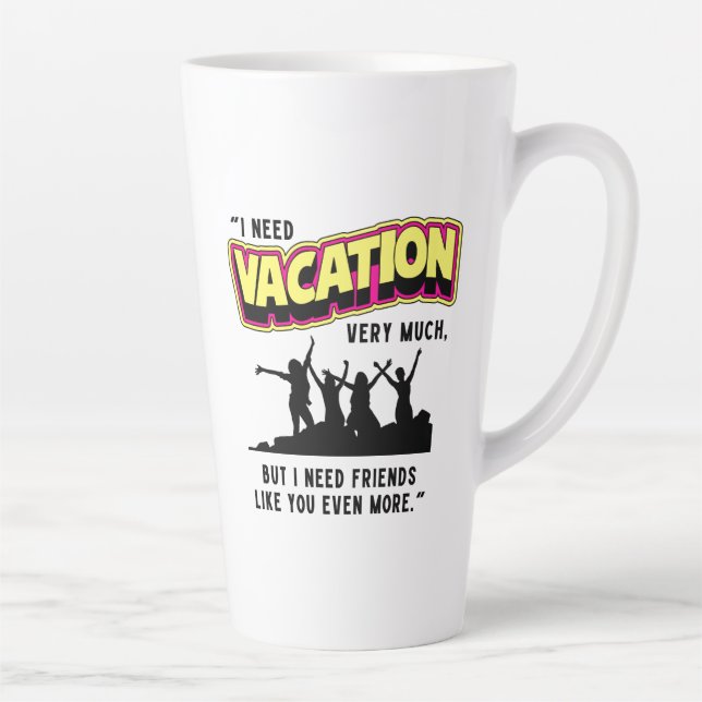 TASSE LATTE VACANCES (Droite)