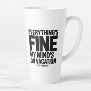 Tasse Latte Vacances de l'esprit