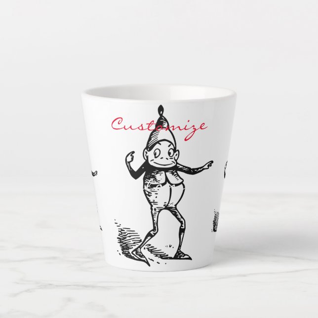 Tasse Latte Vacances d'hiver Elf Thunder_Cove (Devant)