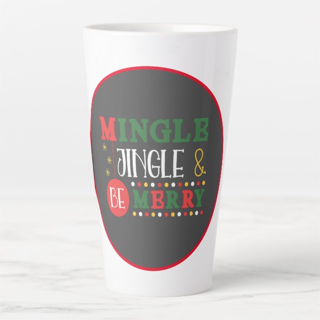 Tasse Latte Vacances Mingle & Jingle (Devant)