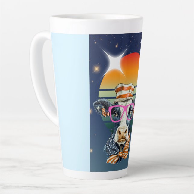 Tasse Latte Vache américaine (Angle gauche)