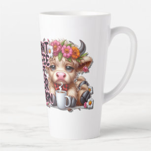 Tasse Latte Vache des Highlands lunatique