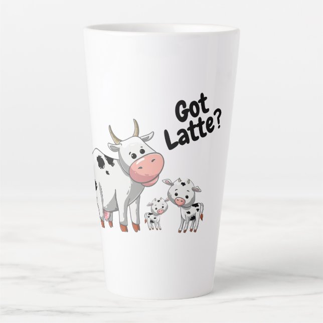 Tasse Latte Vaches en latte (Devant)