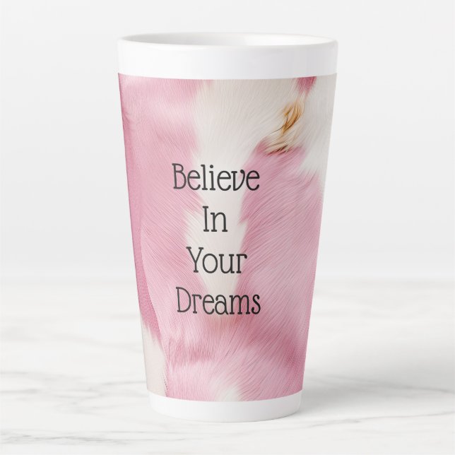 Tasse Latte Vachette blanche blanche blanche blanche blanche b (Devant)