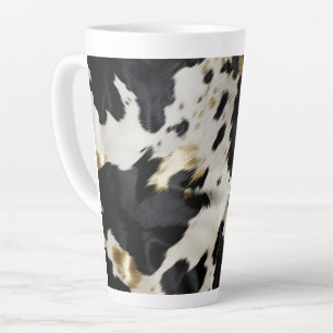 Tasse Latte Vachette blanche noire