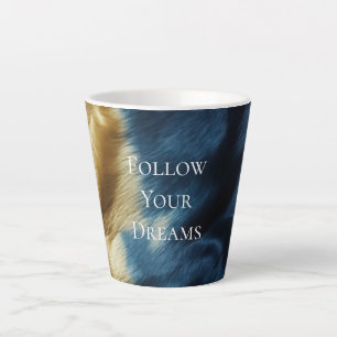 Tasse Latte Vachette bleue
