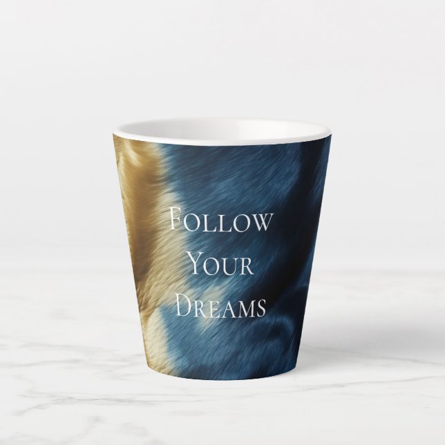 Tasse Latte Vachette bleue (Devant)