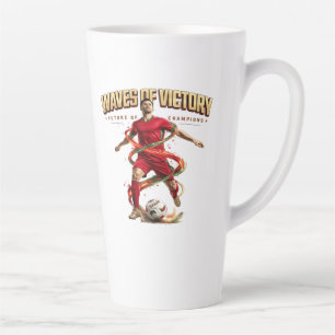 Tasse Latte vagues de victoire