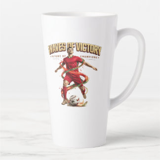 Tasse Latte vagues de victoire