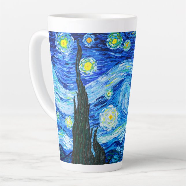 Tasse Latte Van Gogh (Angle gauche)