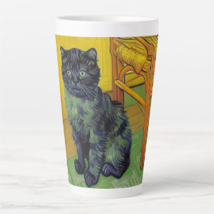 Tasse Latte Van Gogh Black Cat
