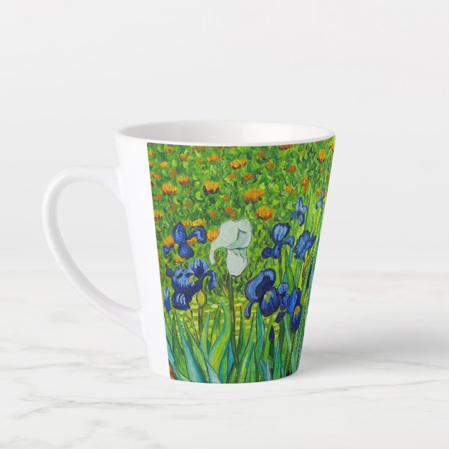 Tasse Latte Van Gogh Irises (Gauche)