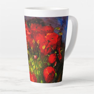 Tasse Latte Van Gogh Red Poppies
