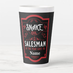 Tasse Latte Vendeur d'huile de serpent cadeaux amusants pour l
