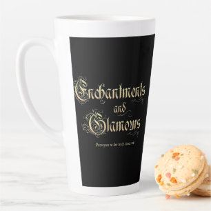 Tasse Latte Verre à shot Enchantements et Glamours