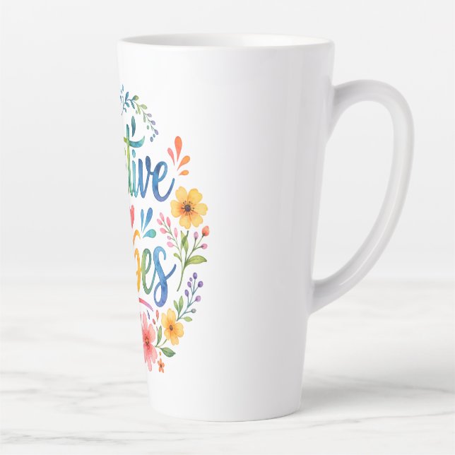 Tasse Latte Vibrations Positives (Droite)