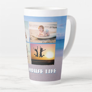 Tasse Latte Vie de maison de plage Multi-photo 