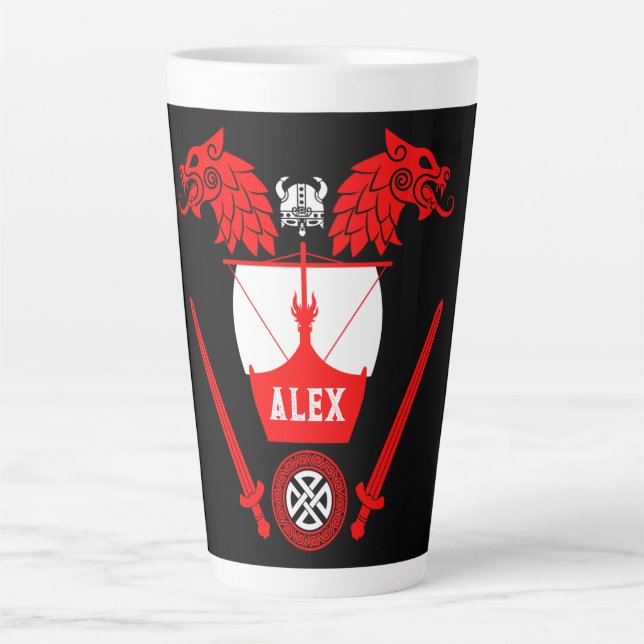 Tasse Latte Viking Norsemen (Devant)