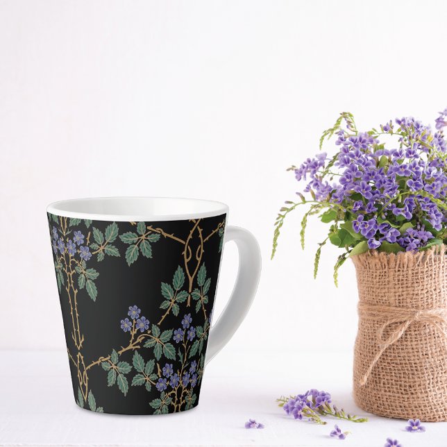 Tasse Latte Vin Escalade Blackberry William Morris (Créateur téléchargé)