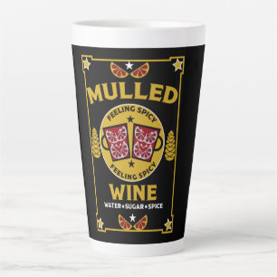 Tasse Latte Vin rouge chaud de Noël Glühwein