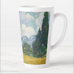 Tasse Latte Vincent van Gogh - Le champ de blé avec les cyprès<br><div class="desc">Vincent van Gogh - Le champ de blé avec les cyprès</div>
