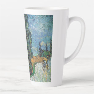 Tasse Latte Vincent Van Gogh - Route avec Cypress et Star