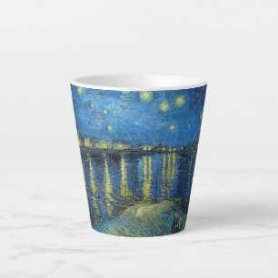 Tasse Latte Vincent van Gogh Starry Night Over the Rhone