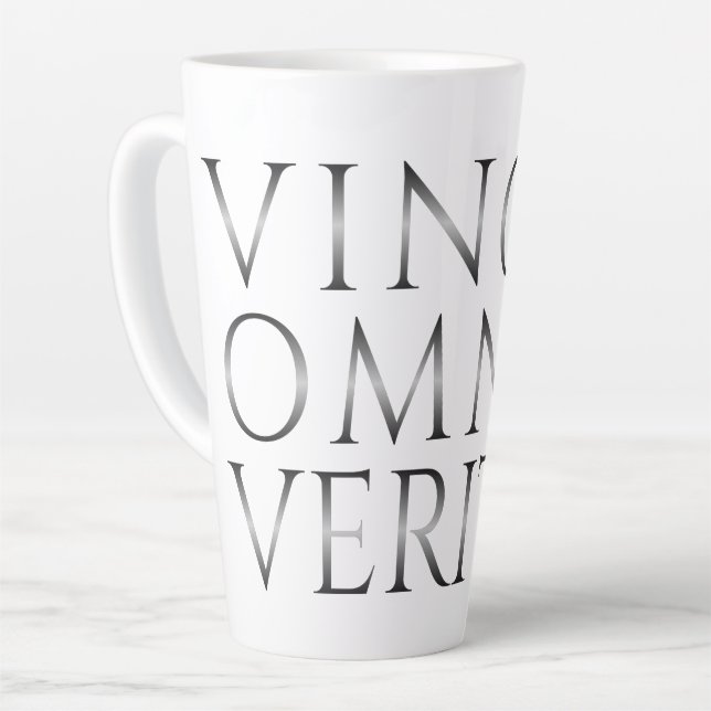 Tasse Latte VINCIT OMNIA VERITAS - Lumière (Angle gauche)