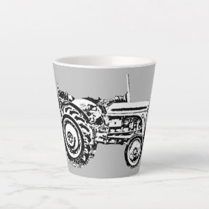 Tasse Latte Vintage Gris massey fergison tracteur Giant Café