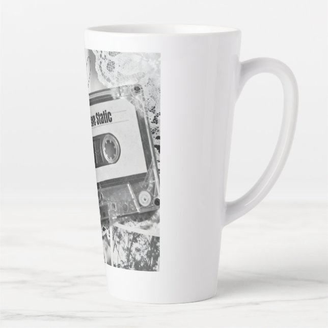 Tasse Latte Vintage Love Static (Droite)