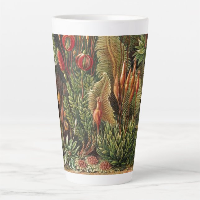 Tasse Latte Vintage Plante Haeckel (Devant)