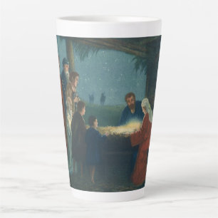 Tasse Latte Vintage Religion, Adoration des Bergers