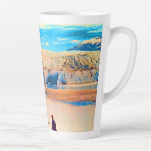 Tasse Latte Vintage USA Alaska Mendenhall glacier Juneau