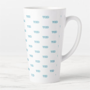 Tasse Latte VOID//FÊLÉ : Entrez dans l'Abîme Électrique