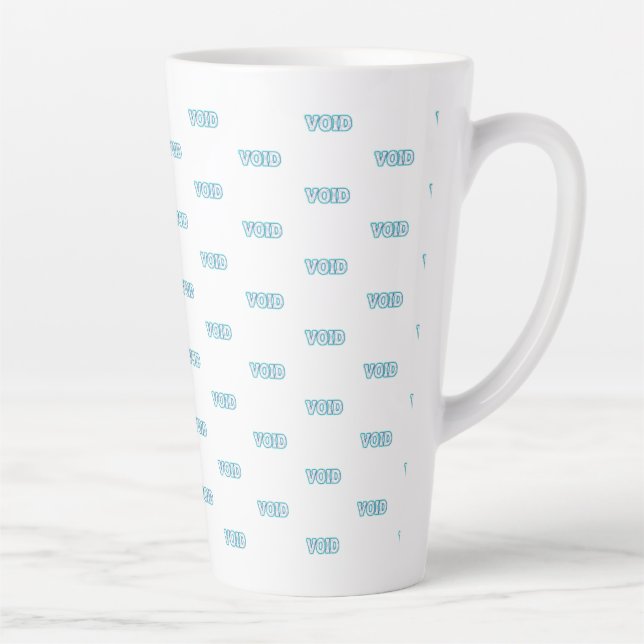 Tasse Latte VOID//FÊLÉ : Entrez dans l'Abîme Électrique (Droite)