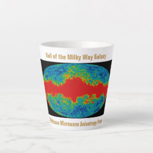 Tasse Latte Voile Galaxy Voie Lactée sur l'univers WMAP