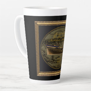 Tasse Latte Voilier colonial américain Sir Edward Hawke